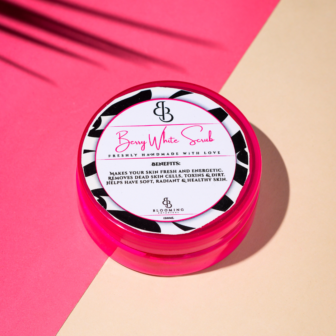 Berry White Scrub