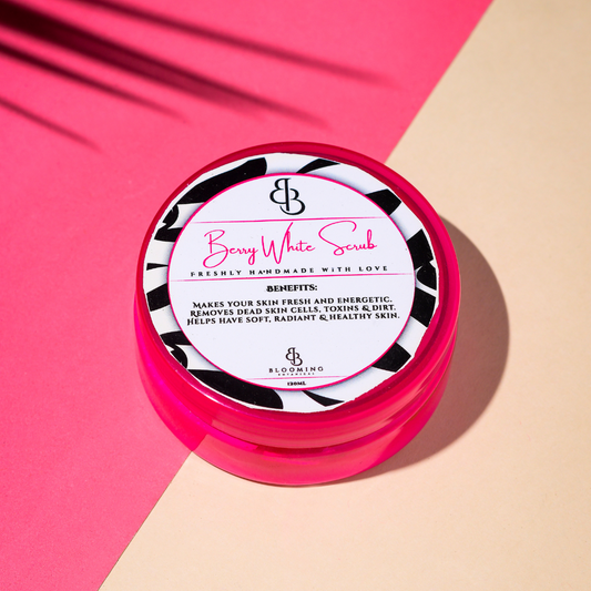 Berry White Scrub